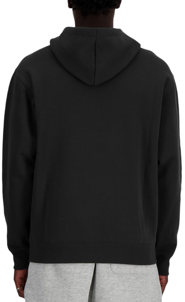 Mikina New Balance Essentials Fleece Full Zip Hoodie Čierna | mj41502-bk, 1