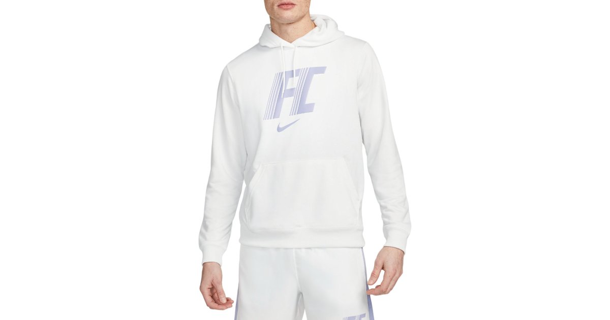 Mikina Nike Dri-FIT FC Fleece Hoodie Biela | dv9757-121, 1