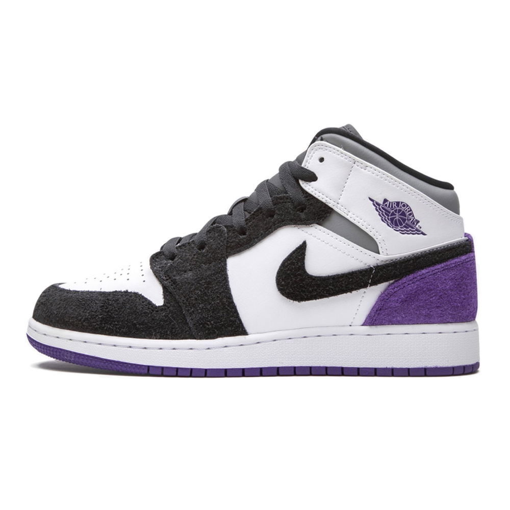 Tenisky a topánky Jordan Air Jordan 1 Mid SE GS "Varsity Purple" Fialová | BQ6931-105, 0