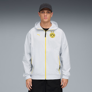 Bunda Puma Borussia Dortmund Tech Woven Jacket Biela | 781698-18, 1