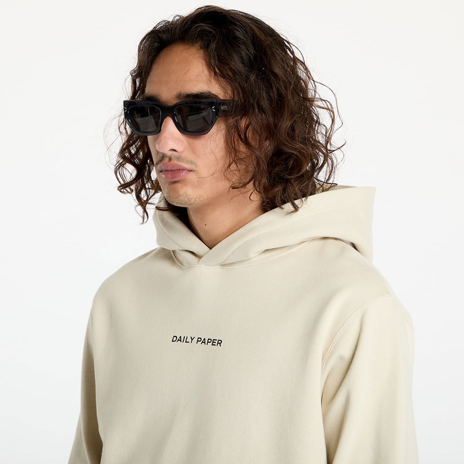 Mikina DAILY PAPER Search Hoodie Pelican Beige Béžová | 2421043, 1