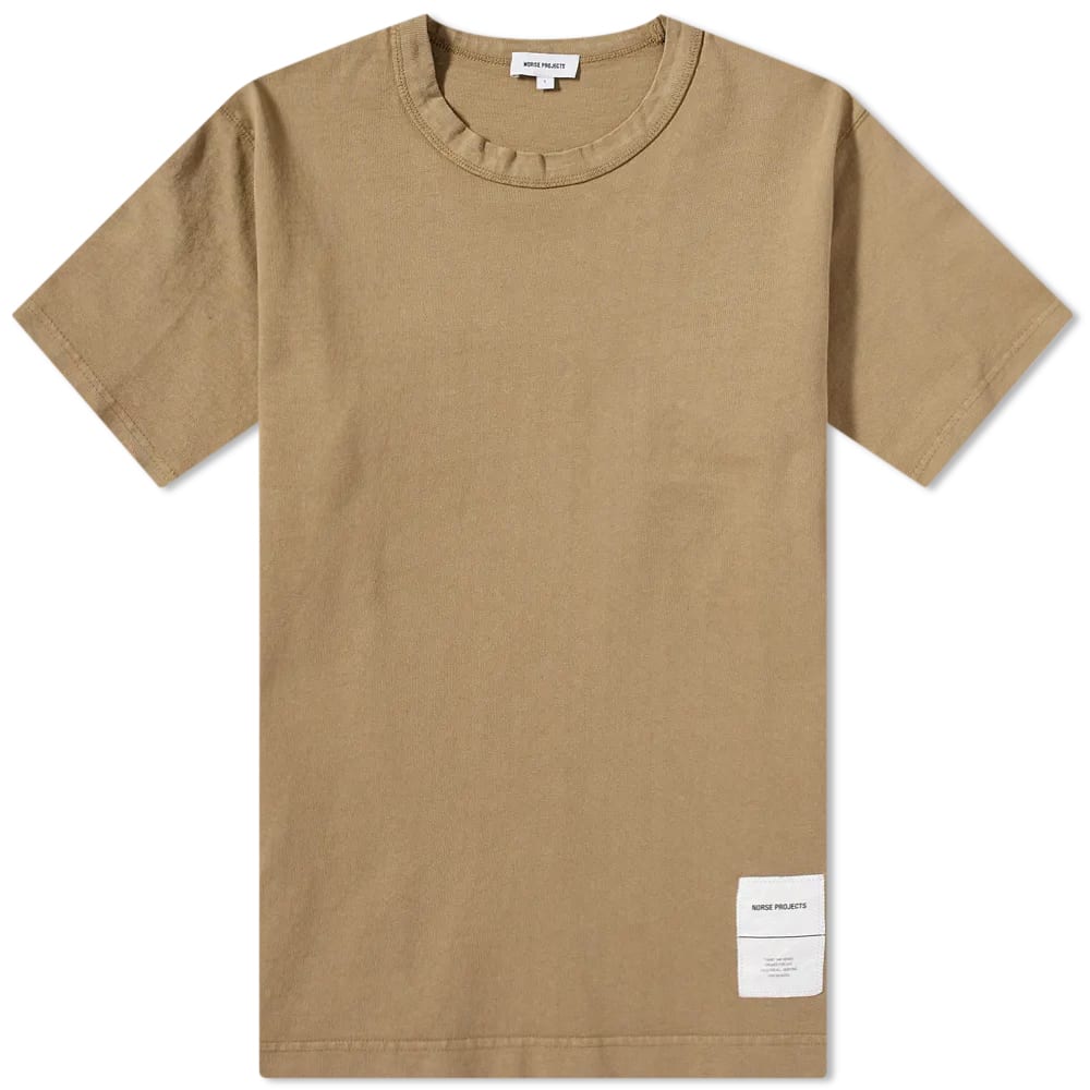 Tričko NORSE PROJECTS Holger Tab Series Béžová | N01-0567-0966, 0