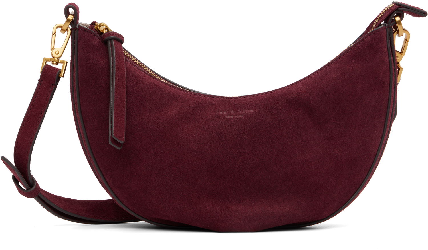 Taška cez rameno rag & bone Rag & Bone Alix Suede Crossbody Bag Vínová | SD100812, 0