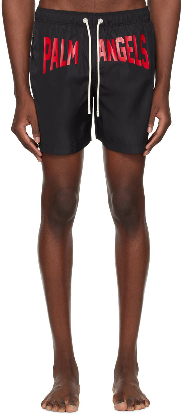 Plavky Palm Angels PA City Swim Shorts Čierna | PMFD002R24FAB0031025, 0