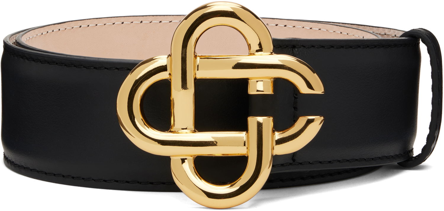 Opasok Casablanca Casablanca CC Logo Buckle Belt Čierna | APF25-ACC-251-02, 0