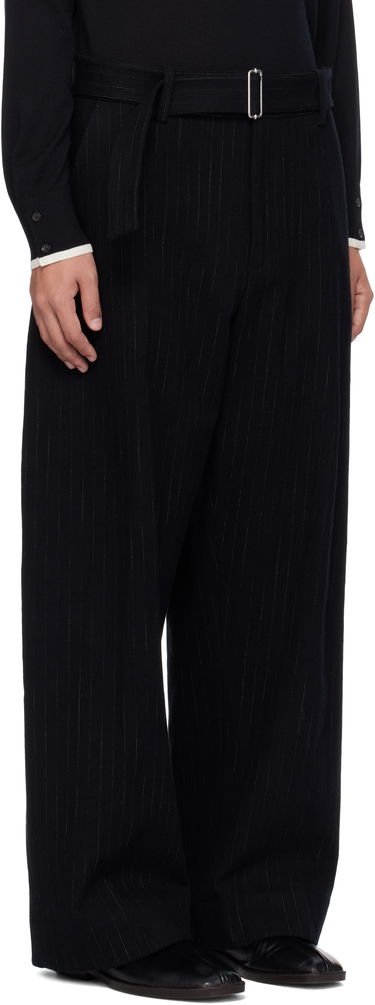 Nohavice Studio Nicholson Studio Nicholson Vital Trousers Čierna | VITAL SNM - 1279, 4