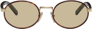 Slnečné okuliare Prada Iconic Metal Plaque Round Tortoiseshell Sunglasses Rôznofarebný | 0PR B56S 21E10R52 8056262504475, 0