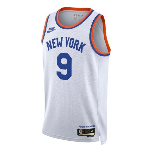Dres Nike NBA New York Knicks RJ Barrett 9 Jersey Biela | DB4121-100