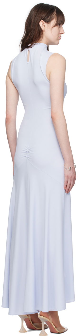Šaty Courrèges Mock Neck Maxi Dress Modrá | 224JRO425JS0066, 2