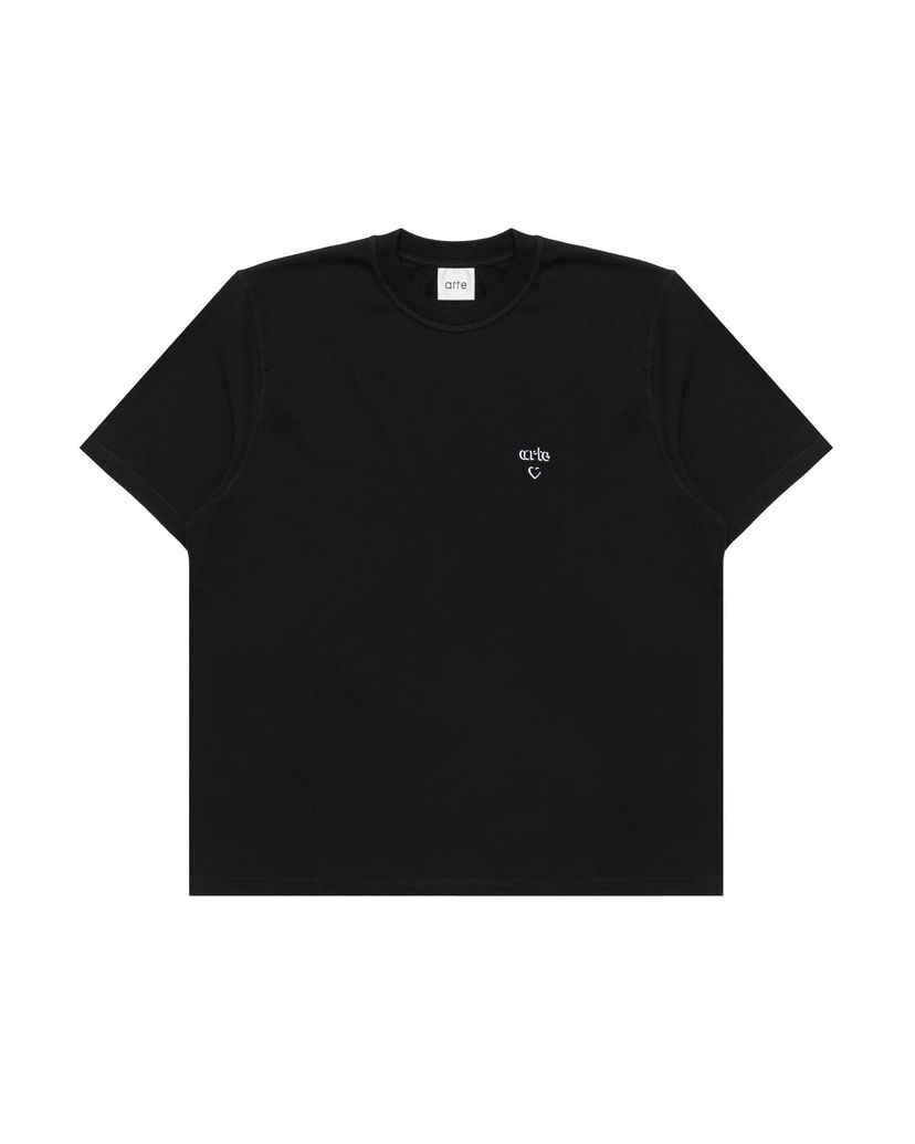 Tričko Arte Antwerp Arte Antwerp Heart T-Shirt Čierna | AW25-104T-BLK