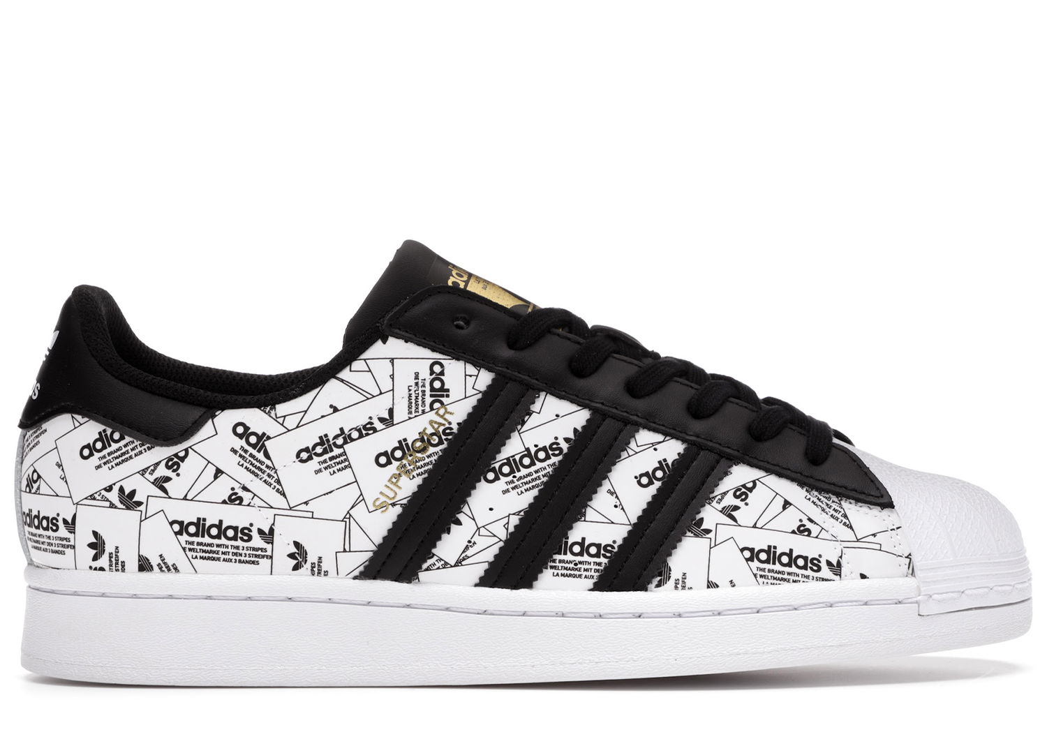 Tenisky a topánky adidas Originals Superstar Reflective All-Over Print Biela | FV2819, 0