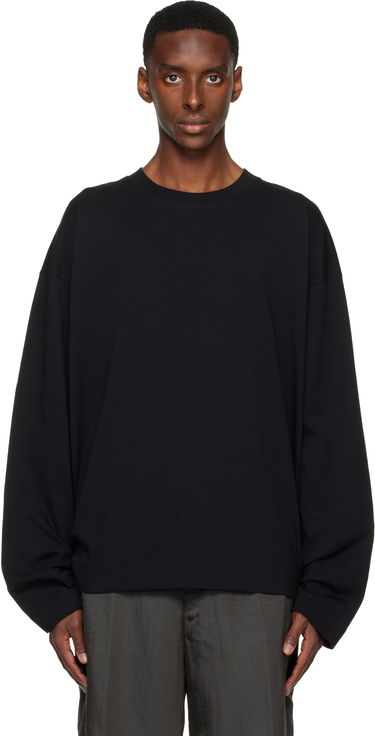 Tričko Dries Van Noten Dries Van Noten Long Sleeve T-shirt Čierna | 252-021113-2603, 0