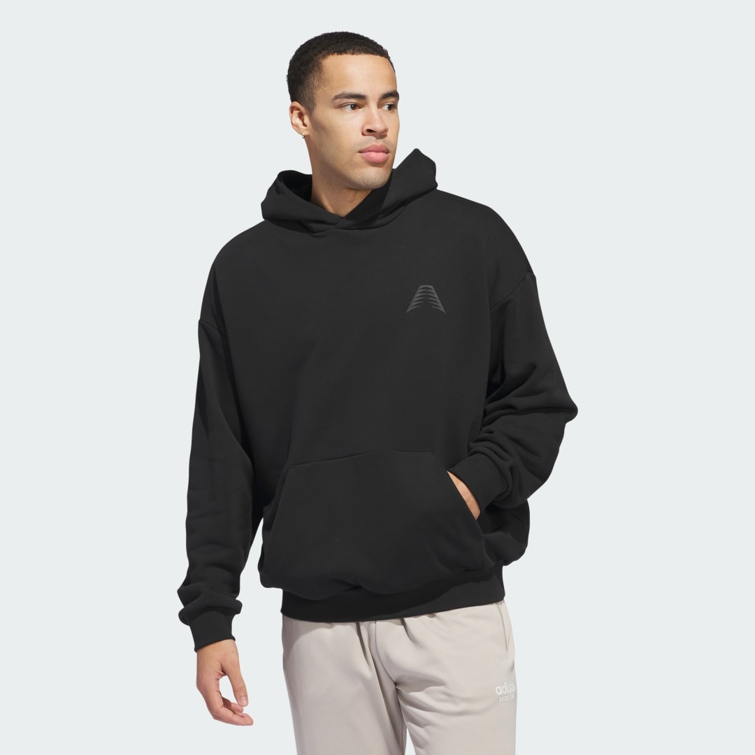 Mikina adidas Performance Foundation Graphic Hoodie Čierna | IU2809, 0