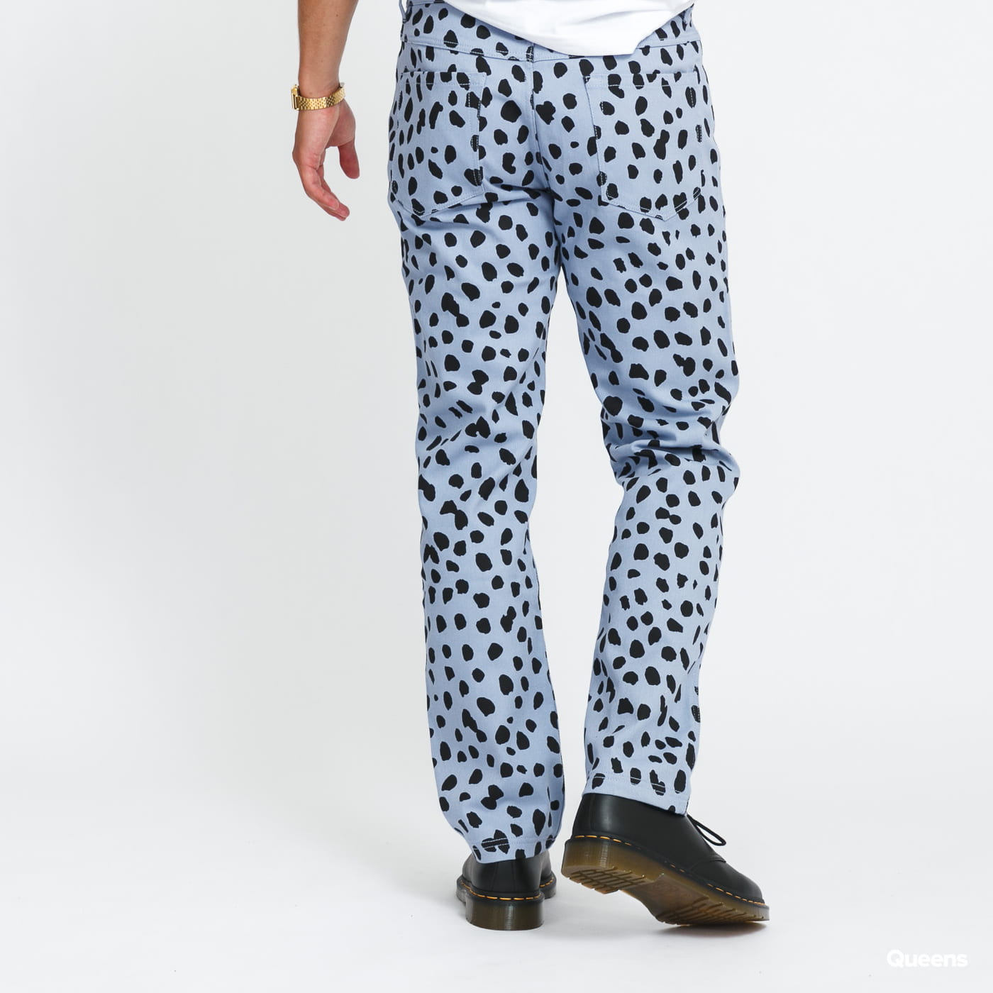Džínsy Pleasures Dalmatian Jeans Modrá | P21SU012, 1