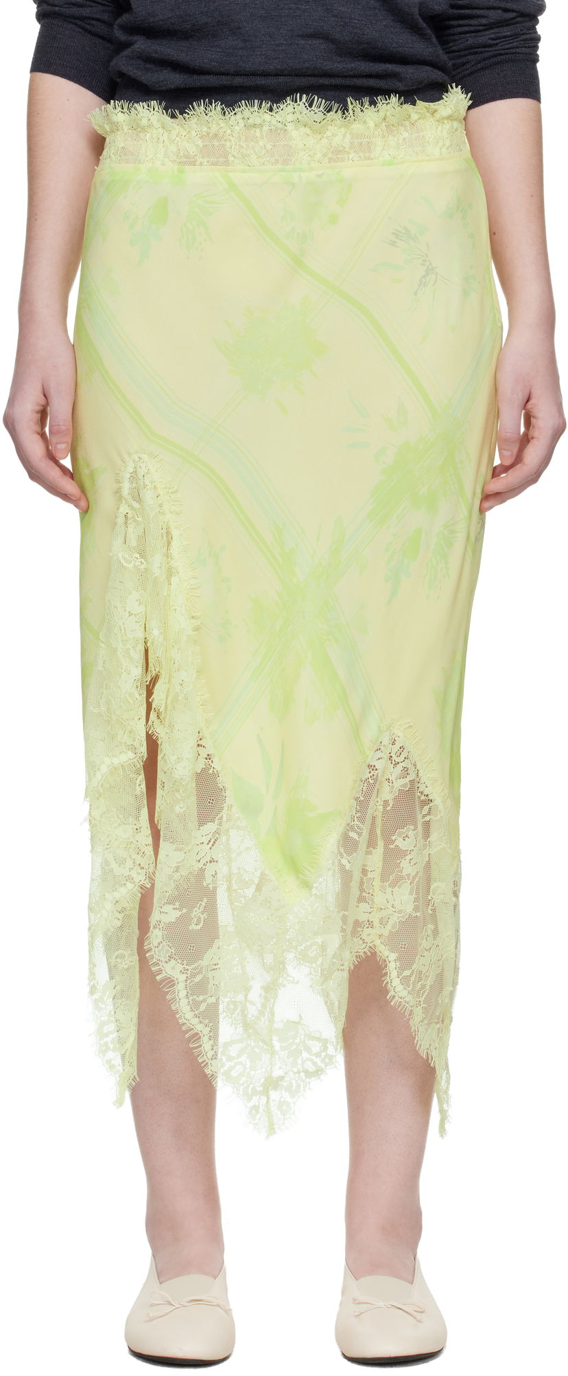 Sukňa Collina Strada Collina Strada Waterlily Midi Skirt Žltá | XX7014