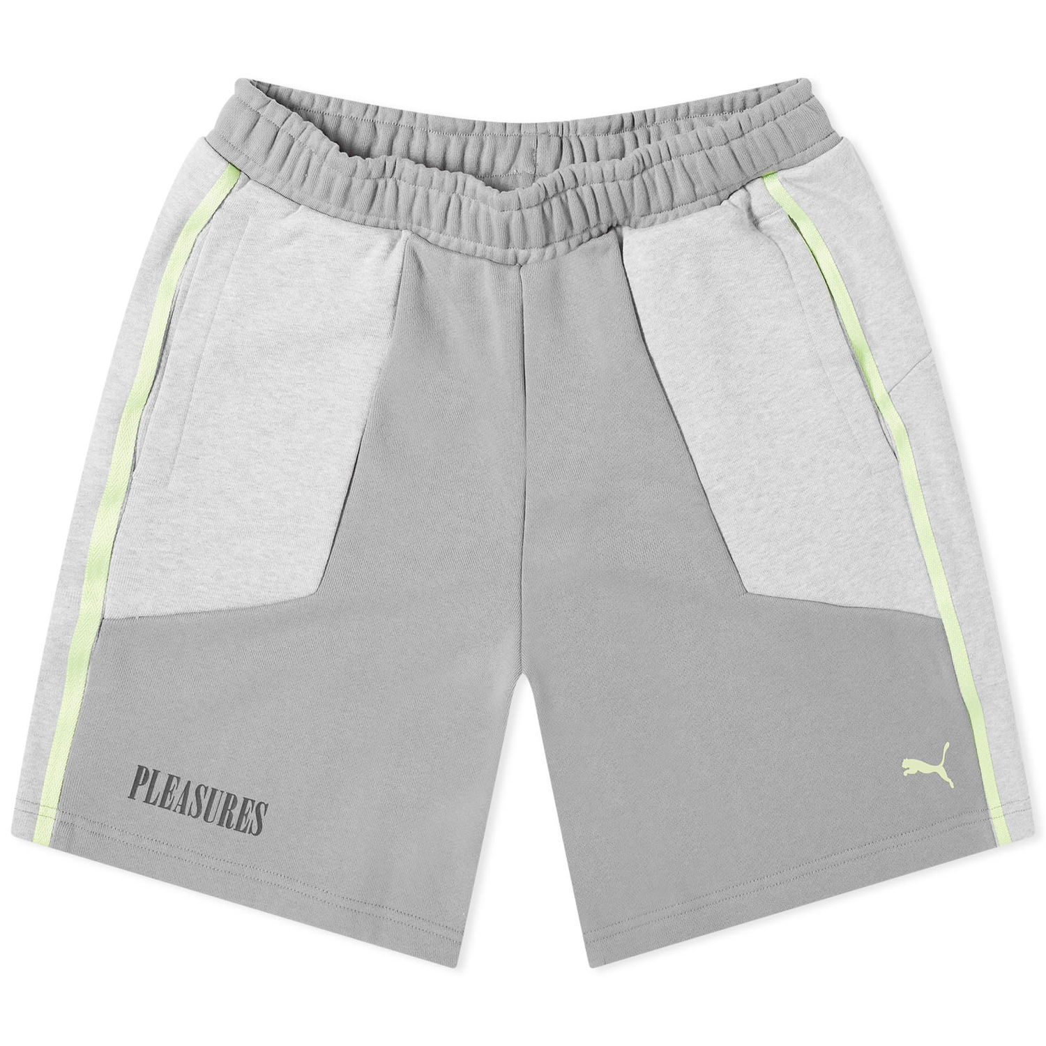 Šortky Puma Men's x PLEASURES Shorts Light Gray Heather Šedá | 624100-04, 0