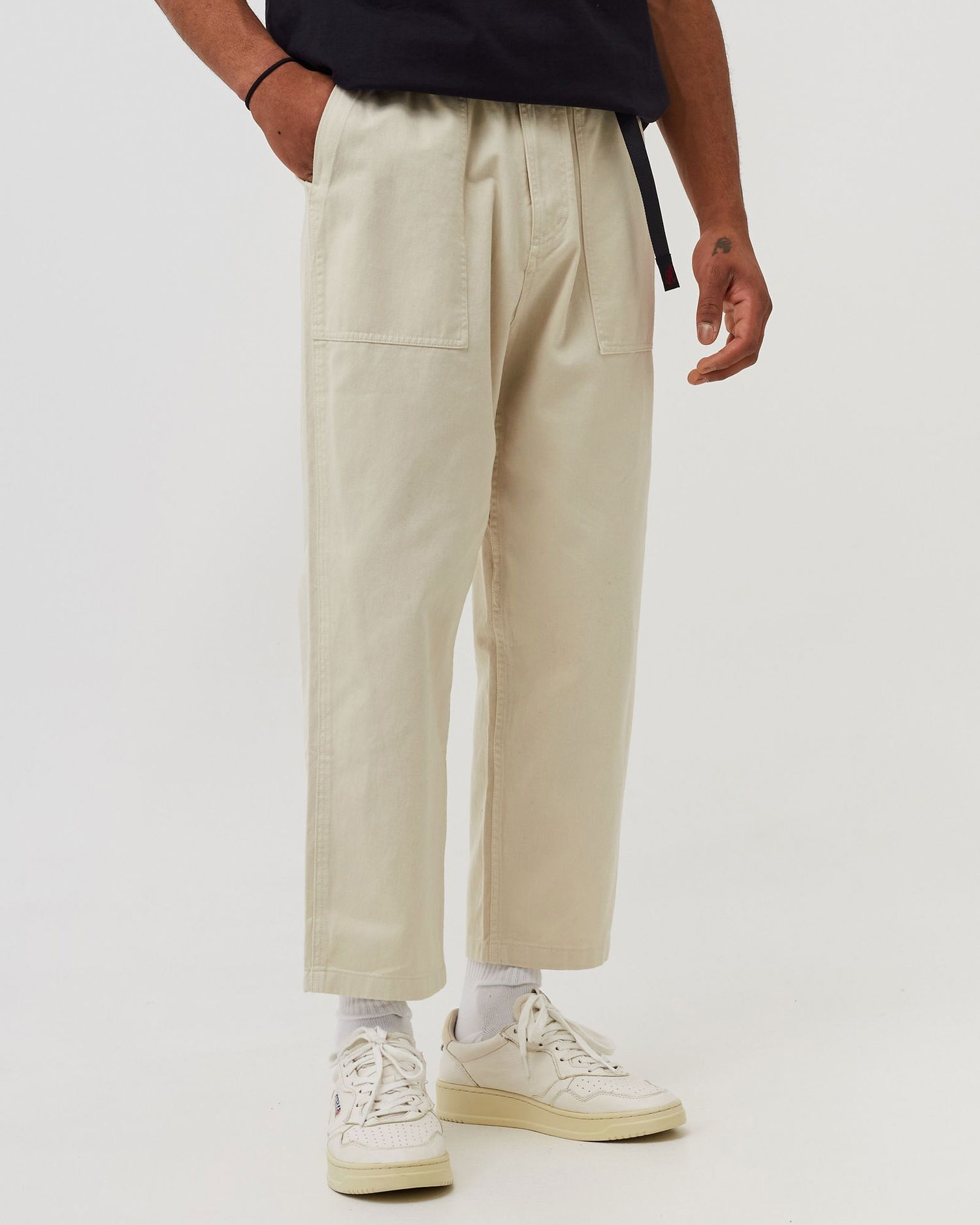 Nohavice a džínsy GRAMICCI Loose Tapered Pant Béžová | G103-OGT-GRG, 1