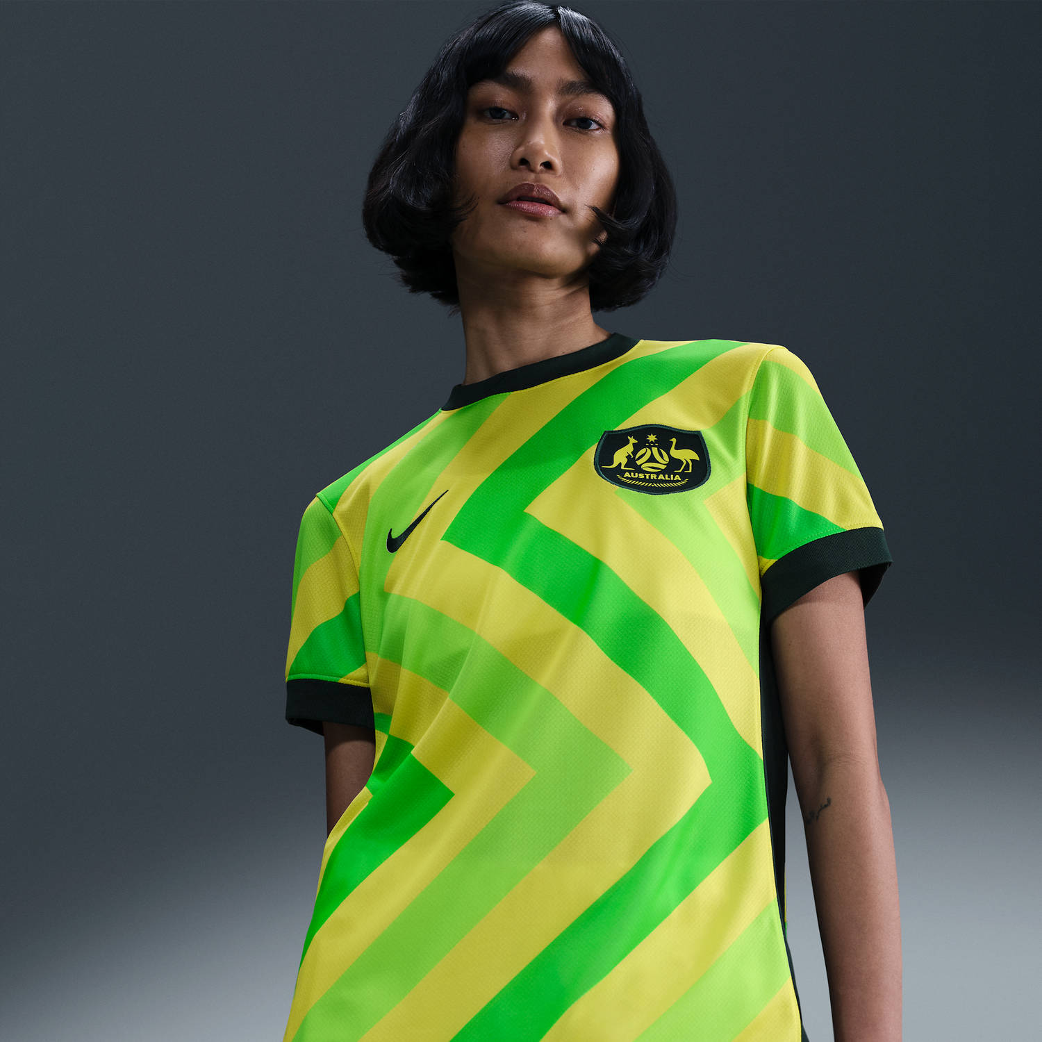 Dres Nike Australia Stadium 2025 Dri-FIT Replica Jersey Zelené | FQ8843-710, 0