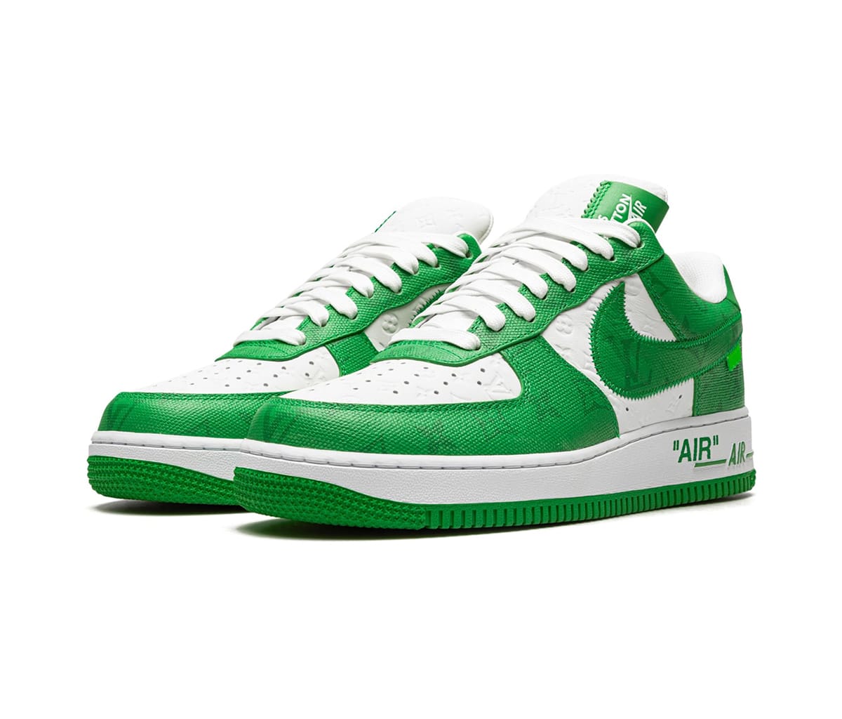 Tenisky a topánky Nike Louis Vuitton x Air Force 1 Low By Virgil Abloh "Green" Zelené | DD0216, 1