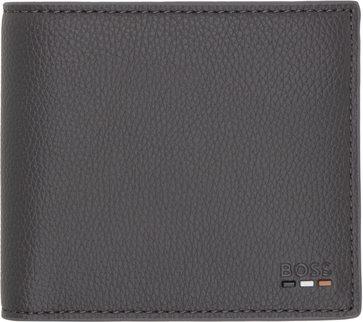 Peňaženka BOSS Bi-Fold Leather Wallet Šedá | 50536511, 0