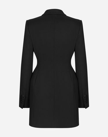 Bunda Dolce & Gabbana Double Breasted Jacket Čierna | F27CVTFUBGEN0000, 1