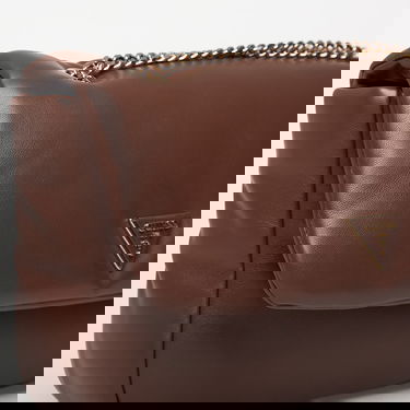 Taška cez rameno GUESS Padded Chain Strap Convertible Crossbody Flap Bag Sunetra Universal Hnedá | HWNG7534210-ESP, 2