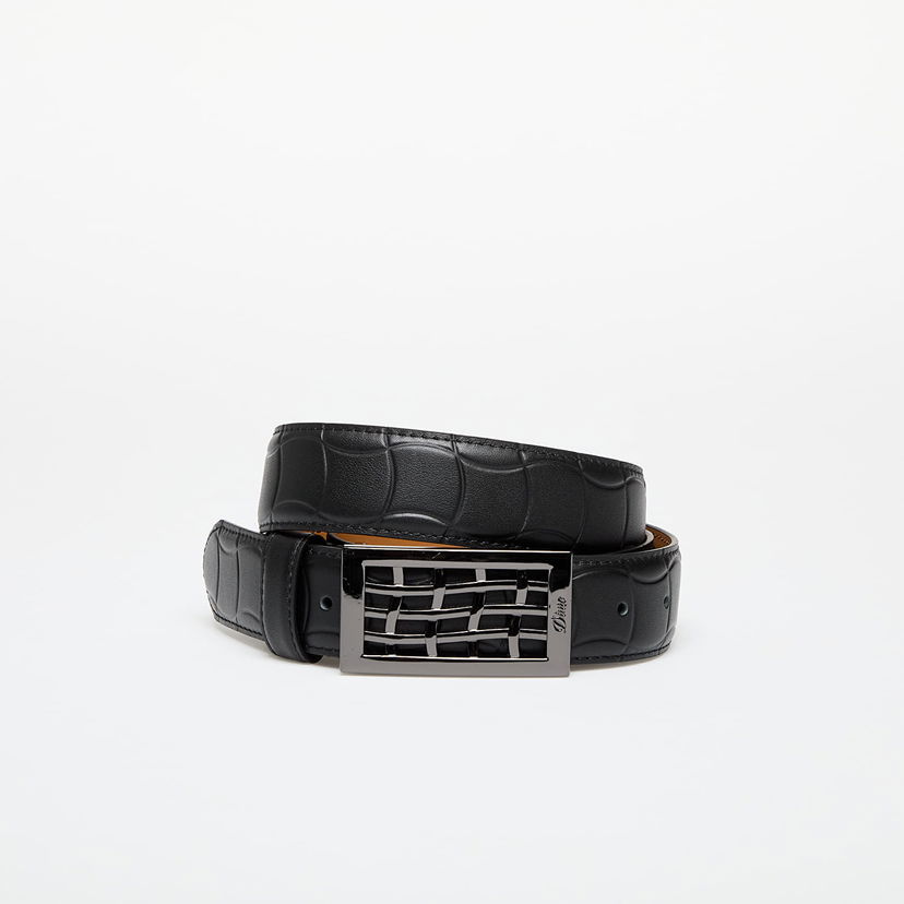 Opasok Dime Heavyweight Leather Belt Black S/M Čierna | DIMEFA2466BLK