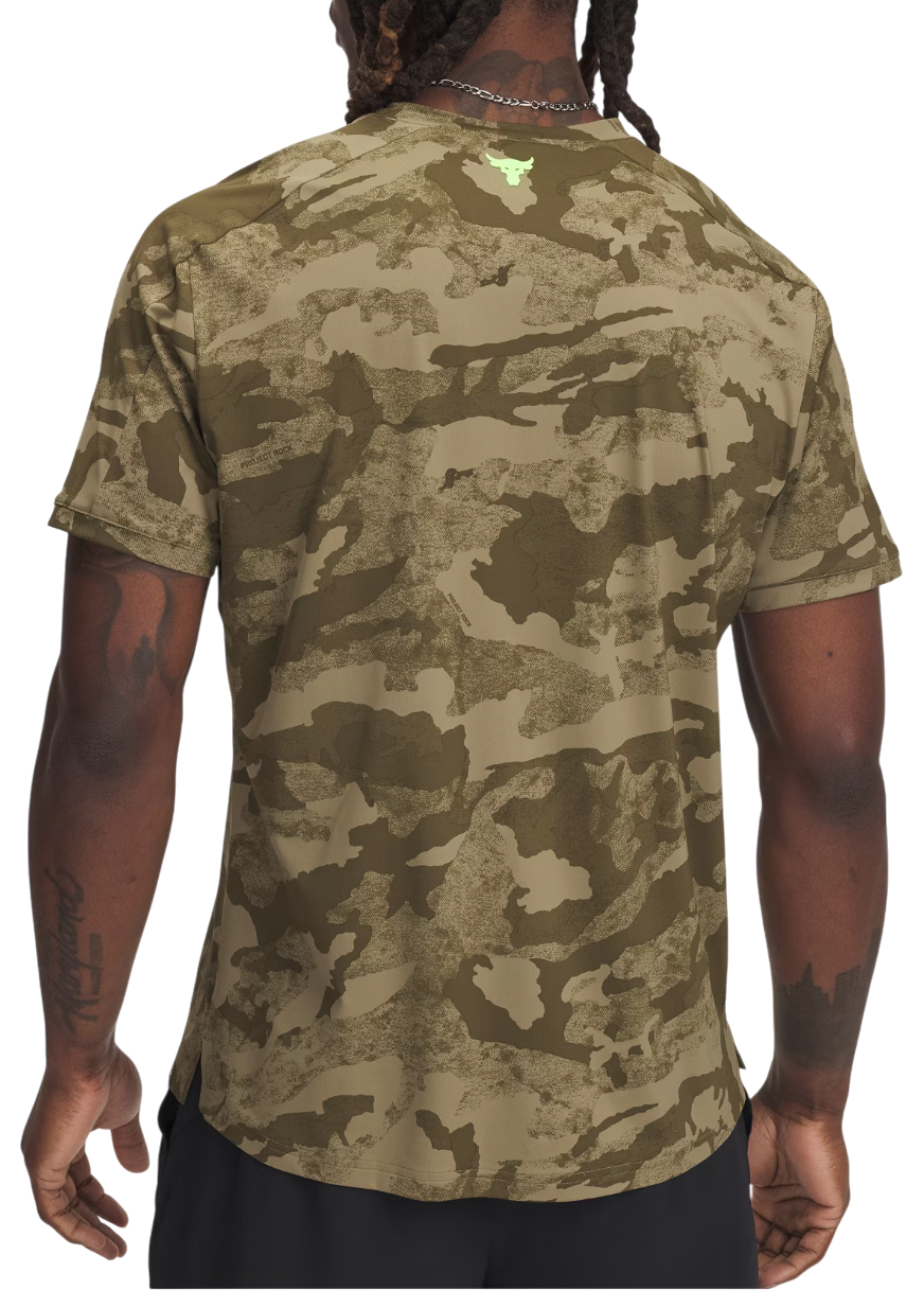Tričko Under Armour Project Rock Iso-Chill Short Sleeve T-Shirt Zelené | 1389956-251, 1