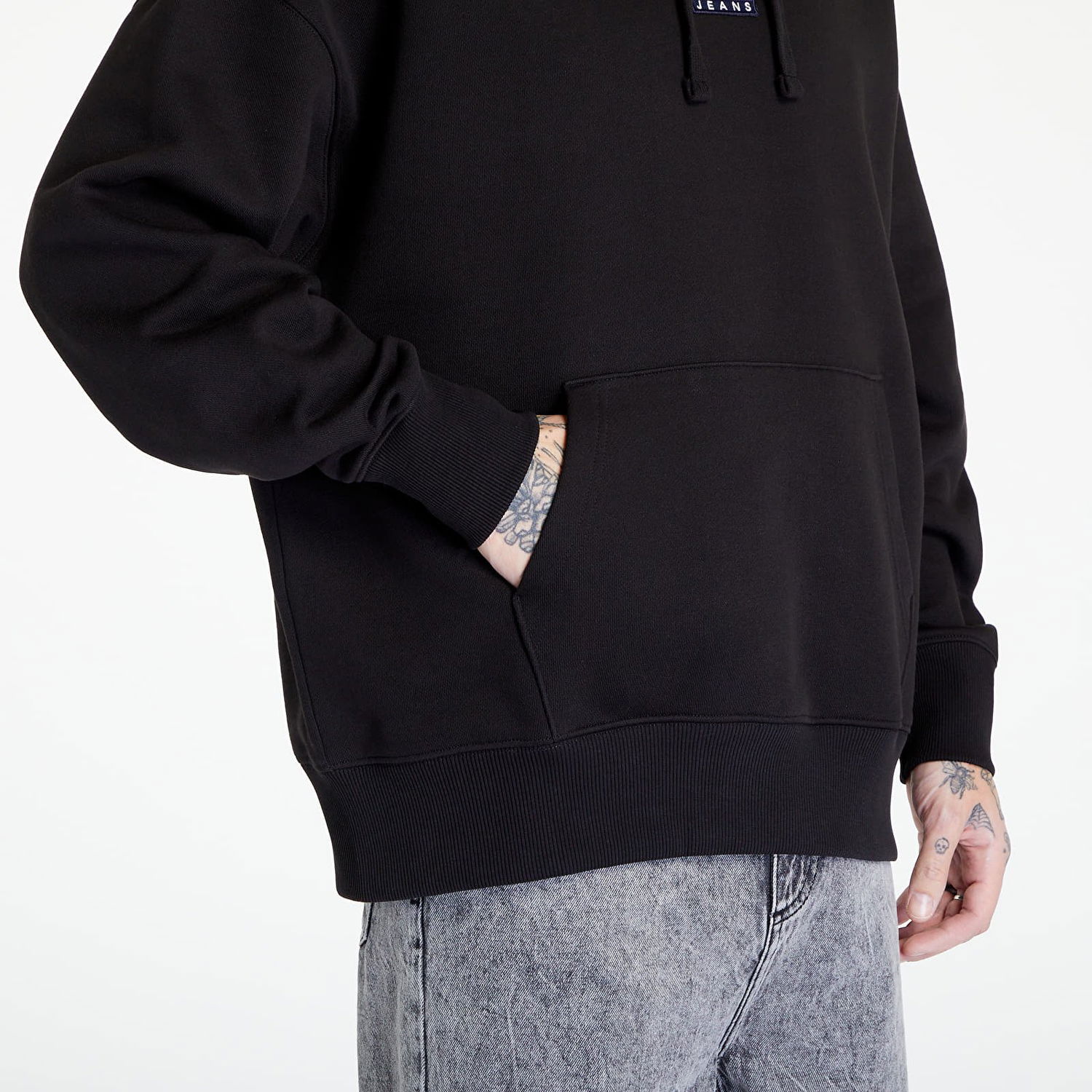 Mikina Tommy Hilfiger Badge Hoodie Čierna | DM0DM10904 BDS, 1