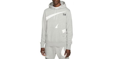 Mikina Nike Nike Sportswear Swoosh Hoodie Šedá | dd6011-063, 1