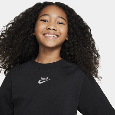 Crop Top Nike Nike Sportswear Cropped Short Sleeve T-Shirt Čierna | FN8589-010, 2