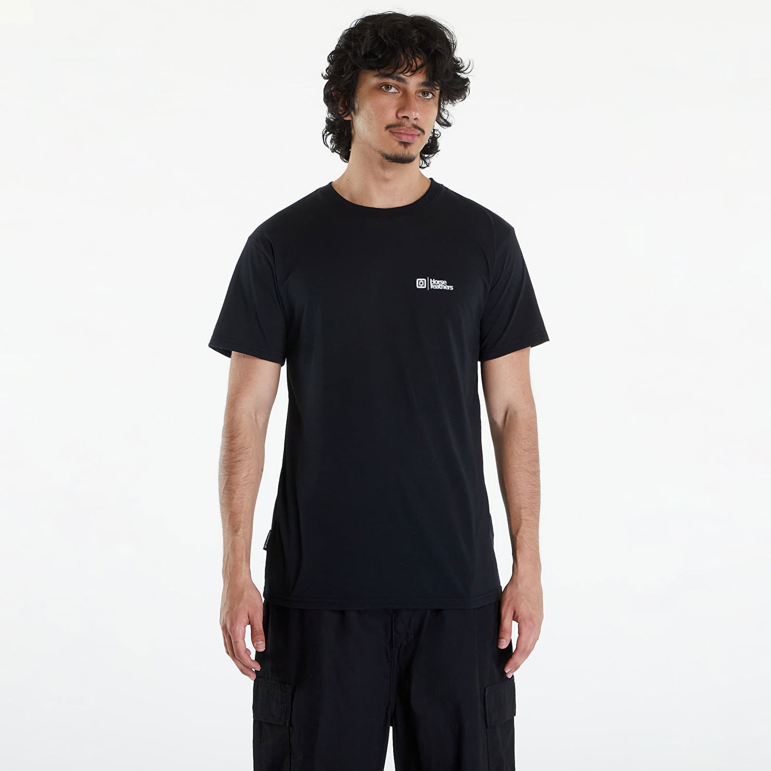 Tričko Horsefeathers Rooter T-Shirt Black Čierna | SM1247B, 0