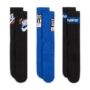 Ponožky Nike Everyday Plus Mid-High Socks (3 Pairs) Čierna | HJ9339-902, 4