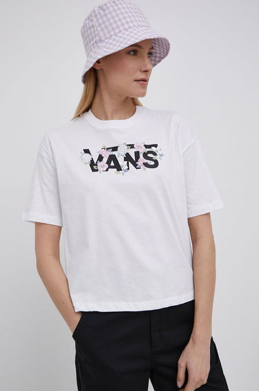 Tričko Vans Flow Rina T-Shirt Biela | VN0A5LCNWHT1, 0