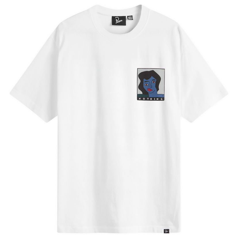 Tričko By Parra Nothing Please T-Shirt Biela | 54305-WHT