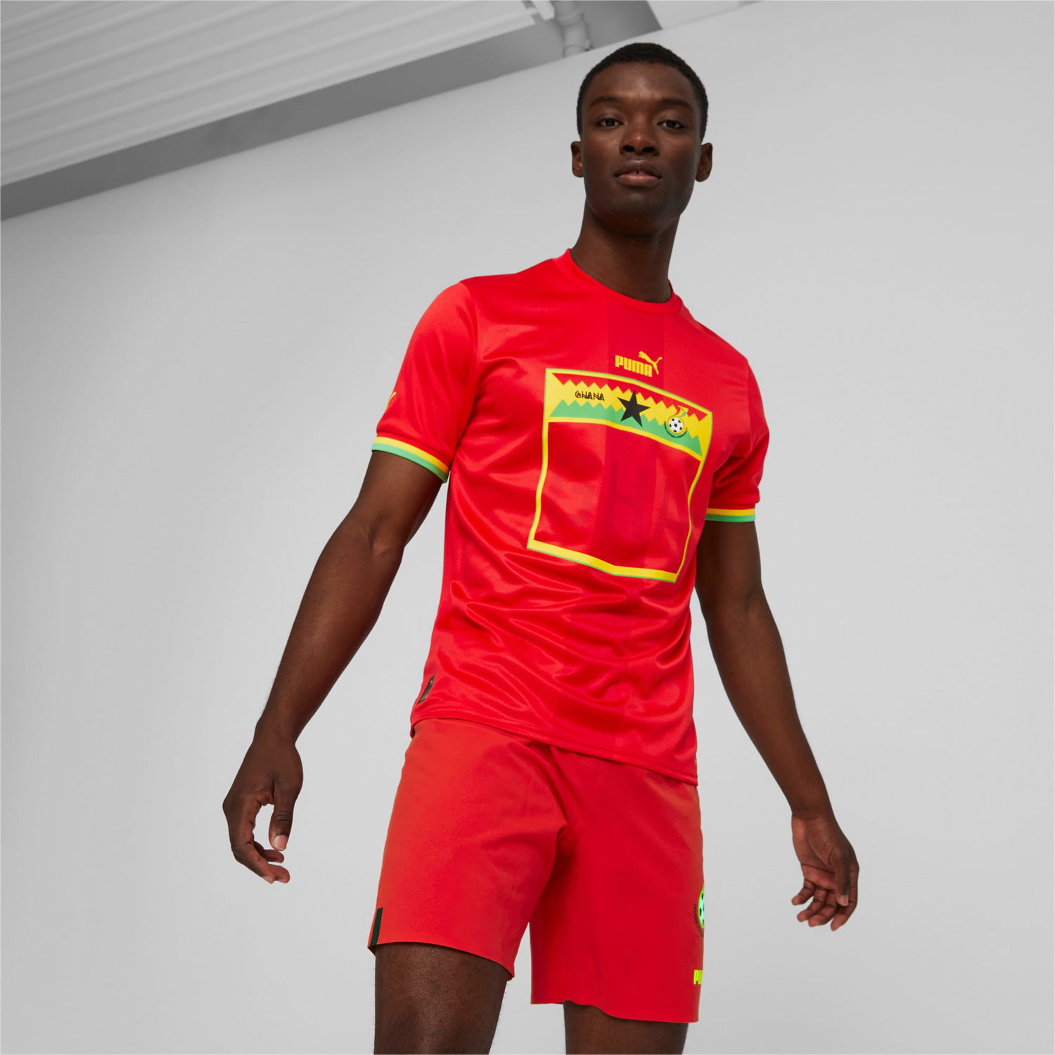 Dres Puma Ghana 22/23 Replik Červená | 765784_02, 0