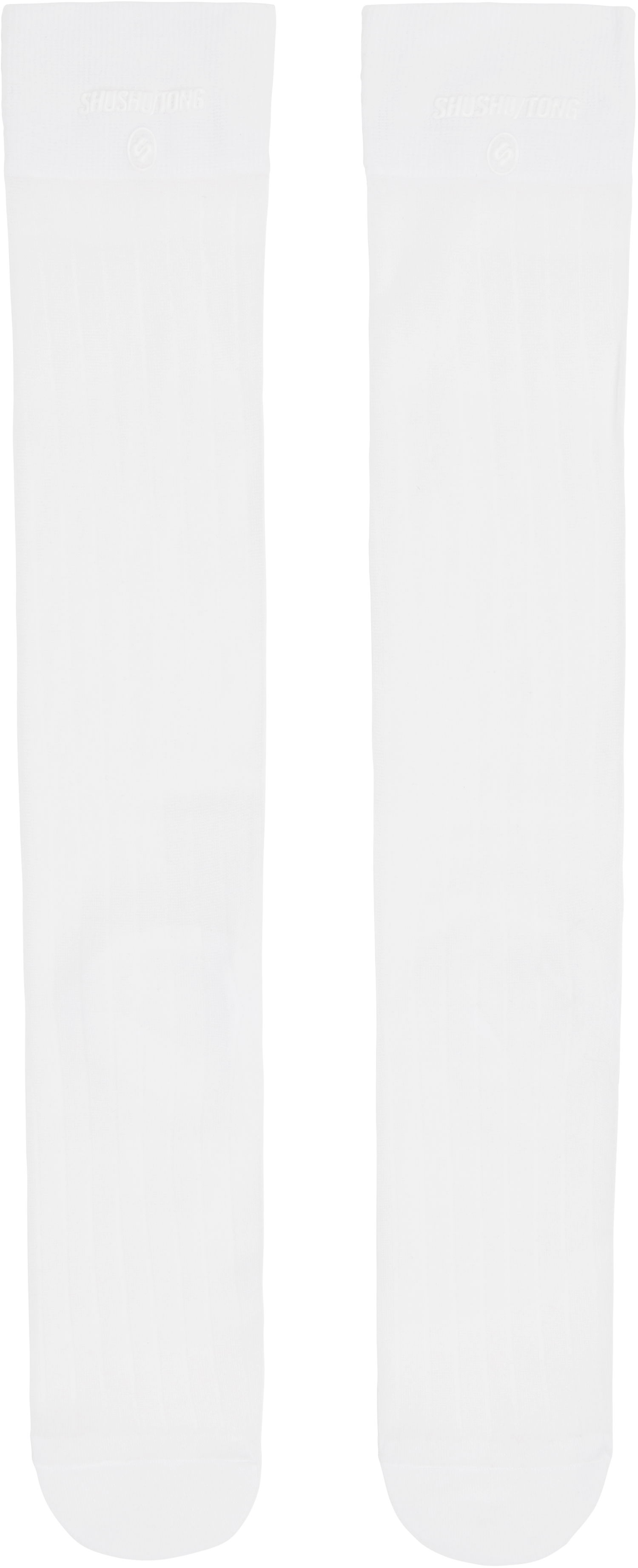 Ponožky SHUSHU/TONG SHUSHU/TONG Three-Pack Knitted Mid-Calf Socks Biela | FSDEAC01 RST100, 1