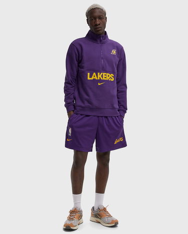 Mikina Nike Nike NBA Los Angeles Lakers Club Courtside Half-Zip Top Fialová | FZ7493-504, 4