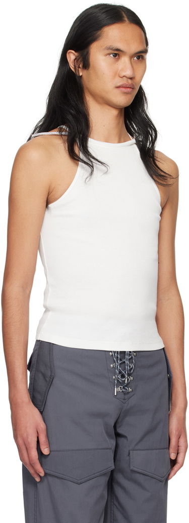 Tielko Dion Lee Slim-Fit Tank Top Biela | C3166PS24, 1
