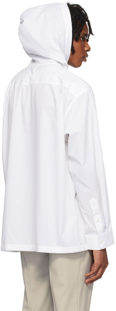 Košeľa Helmut Lang Hooded Shirt Biela | O04HM503, 2