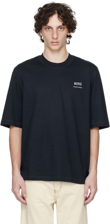 Tričko AMI AMI Paris Cotton T-Shirt Čierna | HTS048.JE0119, 0