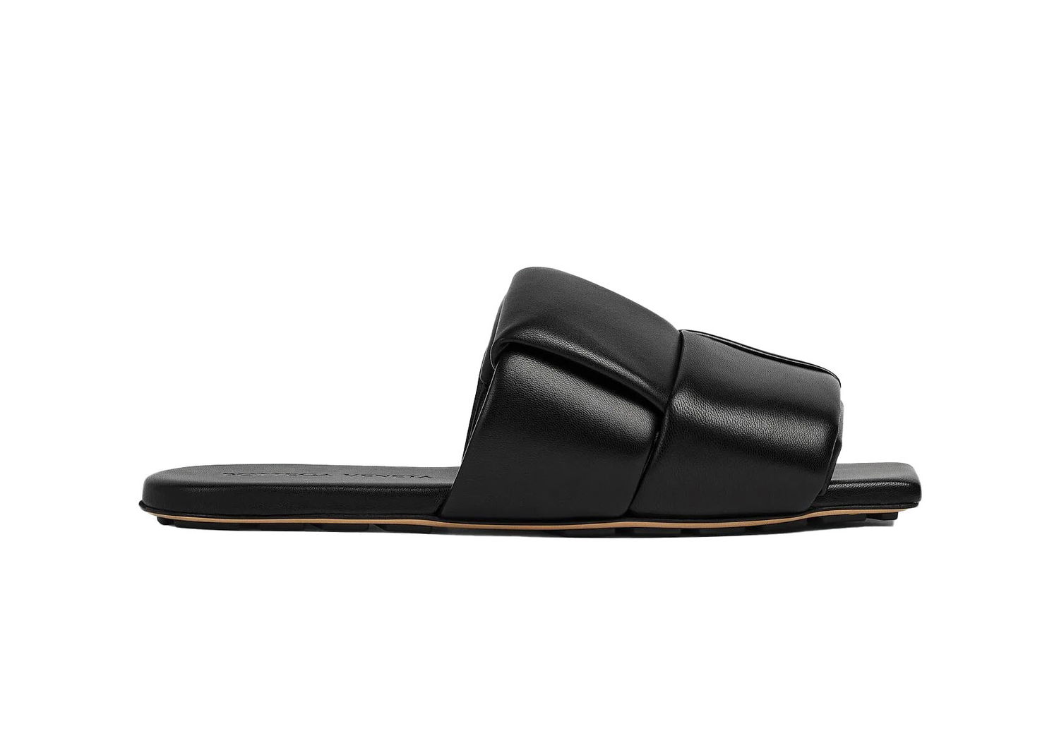 Tenisky a topánky Bottega Veneta Flat Leather Sandals Čierna | 741259 VBSD0 1000, 0