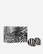 Casa Zebra Print Gift Box With 2 Porcelain Espresso Cups With Saucers - Coffee Cups Onesize