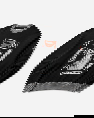 Mikina Cav Empt Lips Display Crewneck Sweatshirt Čierna | CES28CS04 BLACK, 0