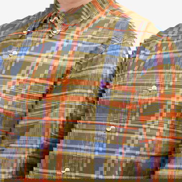 Košeľa Polo by Ralph Lauren Ralph Lauren Custom Brushed Twill Plaid Oxford Shirt, Size Large Oranžová | 710961339003, 5
