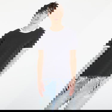 Tričko A.P.C. A.P.C. Short-Sleeved Contrast T-Shirt XL Čierna | COHBQ-H26529 LZZ, 0