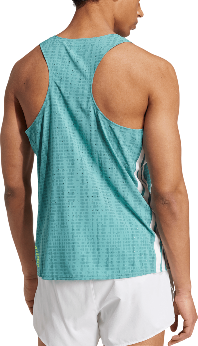 Tielko adidas Originals Adizero Running Singlet Tyrkysová | jv7161, 1