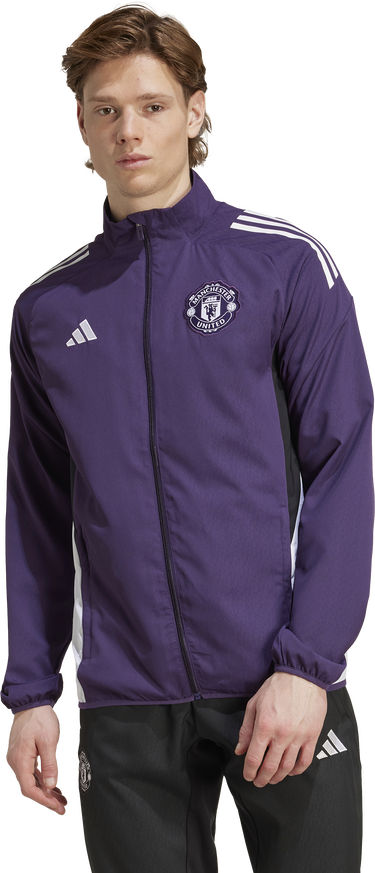 Bunda adidas Originals Manchester United Pre-Match Jacket 2025/26 Fialová | jp3107, 1
