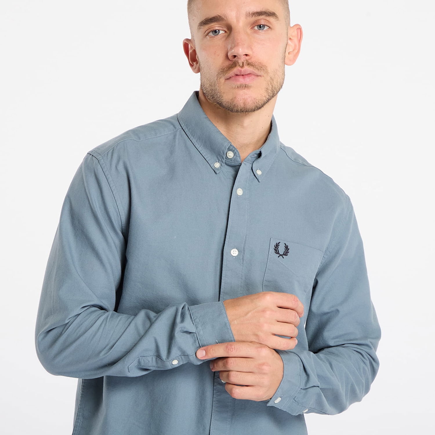 Košeľa Fred Perry Oxford Shirt Modrá | M5516 Z20, 1