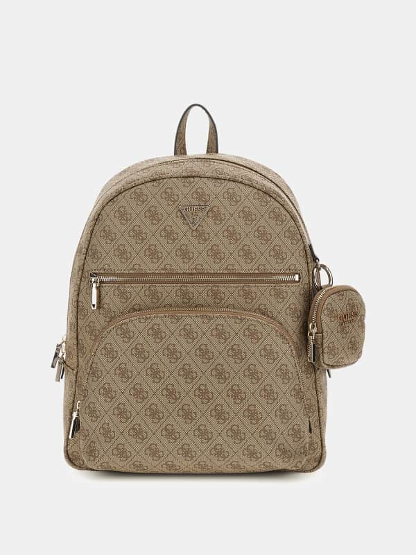 Batoh GUESS Power Play 4G Logo Maxi Backpack Béžová | HWSL9006330, 0